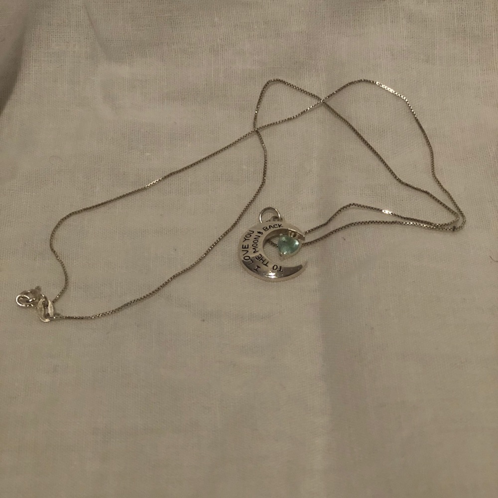 Moon Love Sterling Necklace